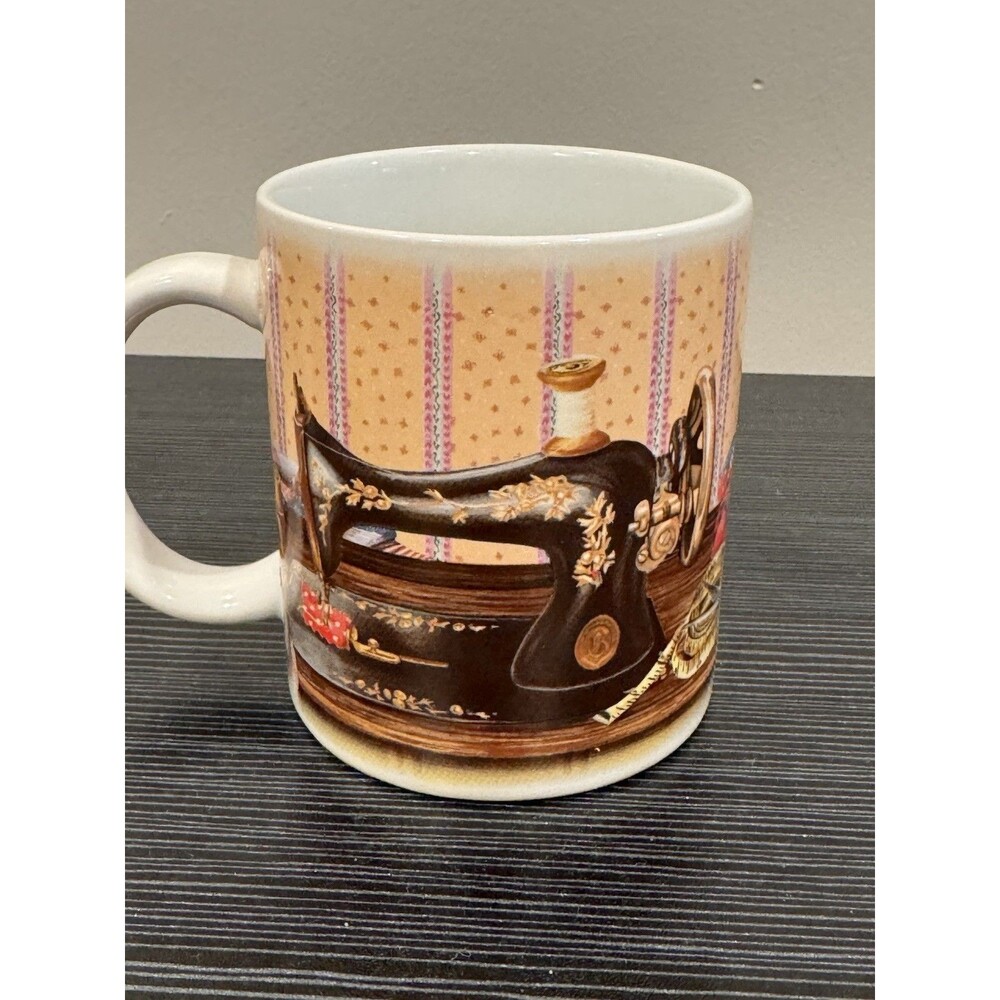 Vintage Stitch In Time By Revelations Coffee Mug Tea Cup Vintage Sewing Machine